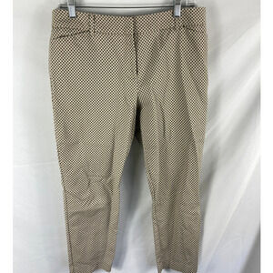 Liz Claiborne Emma Classic Career Patterned Dress Pants Size 10